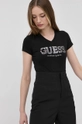 czarny Guess t-shirt W2GI05.J1300