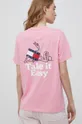 розовый Хлопковая футболка Tommy Jeans