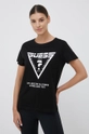 Guess t-shirt bawełniany czarny