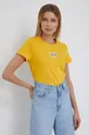 rumena Bombažen t-shirt Levi's