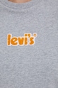 Bavlnené tričko Levi's A2226.0000 sivá