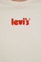 Bavlněné tričko Levi's A2226.0001 béžová