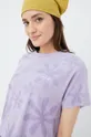 μωβ Βαμβακερό μπλουζάκι Levi's