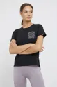 czarny adidas TERREX T-shirt sportowy POCKET GRAPHIC TEE GU8984 Damski