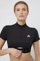 μαύρο Μπλουζάκι adidas Performance Γυναικεία