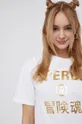 Хлопковая футболка Superdry Женский