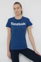 modrá Športové tričko Reebok H51871 Dámsky