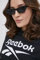 czarny Reebok T-shirt HB2276