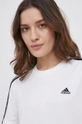 biały adidas T-shirt bawełniany GL0778