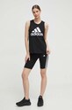 adidas top din bumbac GS1359 GS1359 negru AW22