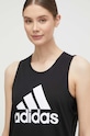 Bavlnený top adidas čierna GS1359
