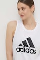 adidas top din bumbac H10199 alb H10199