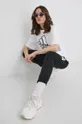 adidas - T-shirt bawełniany HC9183 biały