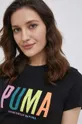 negru Puma tricou din bumbac 533559