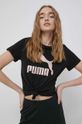 črna Puma T-shirt Ženski