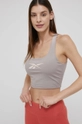 beige Reebok top da allenamento Donna