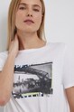 Tričko Pepe Jeans Daia biela PL505059.800