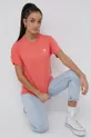 Βαμβακερό μπλουζάκι adidas Originals πορτοκαλί