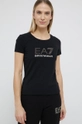 czarny EA7 Emporio Armani T-shirt 3LTT17.TJFKZ Damski