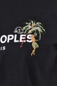 Bavlněné tričko The Kooples FTSC24034K černá