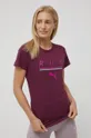 ljubičasta Majica kratkih rukava za trčanje Puma 5k Logo Ženski