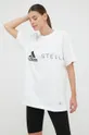 Μπλουζάκι adidas by Stella McCartney λευκό