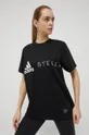 Μπλουζάκι adidas by Stella McCartney μαύρο