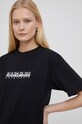Napapijri T-shirt in cotone nero NP0A4GDD0411