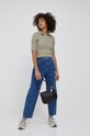 Dr. Denim t-shirt 221110837.375 zielony SS22