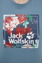 Βαμβακερό μπλουζάκι Jack Wolfskin Γυναικεία