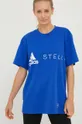 Tričko adidas by Stella McCartney modrá
