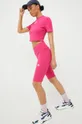 różowy adidas Originals t-shirt Adicolor