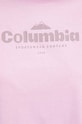 Columbia t-shirt bawełniany North Cascades 1930051 różowy
