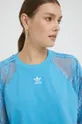 modrá Bavlnené tričko adidas Originals Adicolor