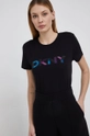 czarny Dkny T-shirt P1JMKDNA Damski