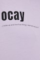 OCAY T-shirt bawełniany 221210320521.521 fioletowy