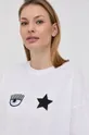 fehér Chiara Ferragni pamut póló