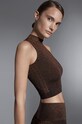 Top Wolford Z elastanom črna 57145