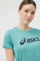 zelena Majica kratkih rukava za trčanje Asics Core