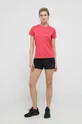 Asics t-shirt do biegania różowy