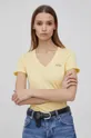 żółty Pepe Jeans t-shirt bawełniany BLEU N
