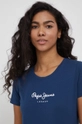 mornarsko modra T-shirt Pepe Jeans New Virginia Ss N