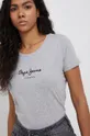 szary Pepe Jeans t-shirt NEW VIRGINIA SS N