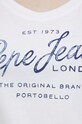 Pamučna majica Pepe Jeans Baia PL505123.800 bijela