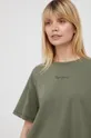 πράσινο Βαμβακερό μπλουζάκι Pepe Jeans Nina
