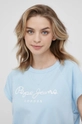 niebieski Pepe Jeans t-shirt bawełniany GALA