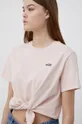 ροζ Vans - Βαμβακερό μπλουζάκι