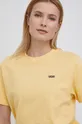 κίτρινο Βαμβακερό μπλουζάκι Vans