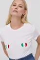 Elisabetta Franchi t-shirt bawełniany Damski