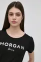 czarny Morgan t-shirt